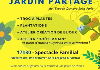 La fête du jardin partagé à l’Espace Rosa Parks à Blois