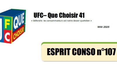Notre journal ESPRIT CONSO n° 107